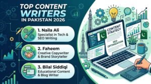 Top content writers in Pakistan